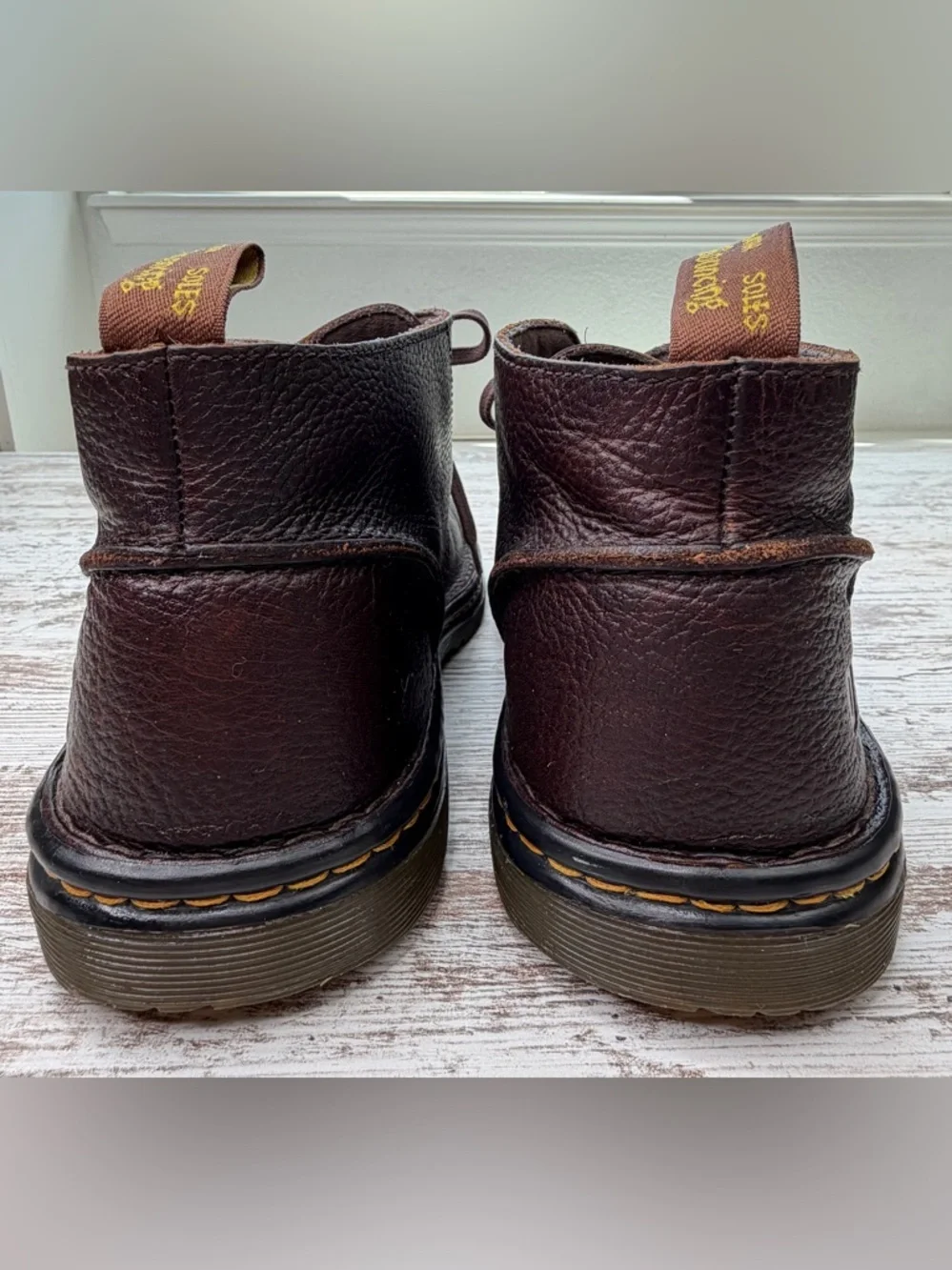Dr. Martens Men’s Brown Leather Chukka Boots Industrial Sussex sz 12 GUC